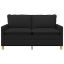 Sofa Sort 156 x 81 x 87,5 cm Stof