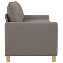 Sofa Gråbrun 156 x 81 x 87,5 cm Stof