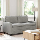 Sofa Lysegrå 156 x 81 x 87,5 cm Fløjl