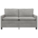 Sofa Lysegrå 156 x 81 x 87,5 cm Fløjl