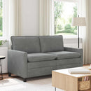 Sofa Mørkegrå 156 x 81 x 87,5 cm Fløjl