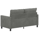 Sofa Mørkegrå 156 x 81 x 87,5 cm Fløjl