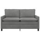 Sofa Mørkegrå 156 x 81 x 87,5 cm Fløjl