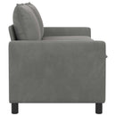 Sofa Mørkegrå 156 x 81 x 87,5 cm Fløjl