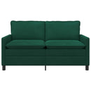Sofa Mørkegrøn 156 x 81 x 87,5 cm Fløjl