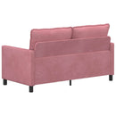 Sofa Lyserød 156 x 81 x 87,5 cm Fløjl