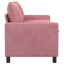 Sofa Lyserød 156 x 81 x 87,5 cm Fløjl