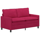 Sofa Vinrød 156 x 81 x 87,5 cm Fløjl