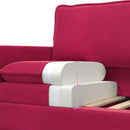 Sofa Vinrød 156 x 81 x 87,5 cm Fløjl