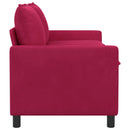 Sofa Vinrød 156 x 81 x 87,5 cm Fløjl