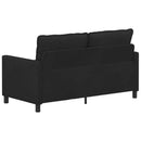 Sofa Sort 156 x 81 x 87,5 cm Fløjl