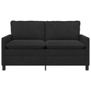 Sofa Sort 156 x 81 x 87,5 cm Fløjl