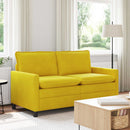Sofa Gul 156 x 81 x 87,5 cm Fløjl