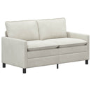 Sofa Cremefarvet 156 x 81 x 87,5 cm Fløjl