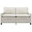 Sofa Cremefarvet 156 x 81 x 87,5 cm Fløjl