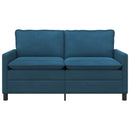 Sofa Blå 156 x 81 x 87,5 cm Fløjl