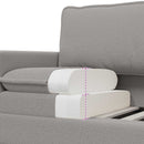 Sofa Lysegrå 156 x 81 x 87,5 cm Stof