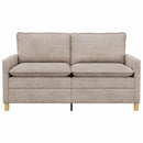 Sofa Beige 156 x 81 x 87,5 cm Polyester