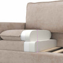 Sofa Beige 156 x 81 x 87,5 cm Polyester