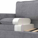Sofa Lysegrå 156 x 81 x 87,5 cm Polyester