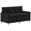 Sofa Sort 156 x 81 x 87,5 cm Polyester