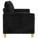Sofa Sort 156 x 81 x 87,5 cm Polyester