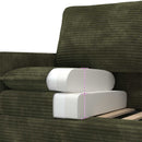 Sofa Grøn 156 x 81 x 87,5 cm Polyester