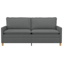 Sofa Mørkegrå 196 x 81 x 87,5 cm Stof
