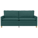 Sofa Mørkegrøn 196 x 81 x 87,5 cm Stof