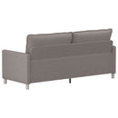 Sofa Gråbrun 196 x 81 x 87,5 cm Stof