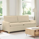 Sofa Cremefarvet 196 x 81 x 87,5 cm Stof