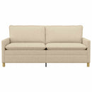 Sofa Cremefarvet 196 x 81 x 87,5 cm Stof