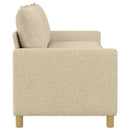 Sofa Cremefarvet 196 x 81 x 87,5 cm Stof