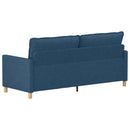 Sofa Blå 196 x 81 x 87,5 cm Stof