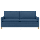 Sofa Blå 196 x 81 x 87,5 cm Stof