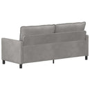 Sofa Lysegrå 196 x 81 x 87,5 cm Fløjl