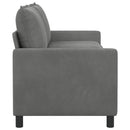 Sofa Mørkegrå 196 x 81 x 87,5 cm Fløjl