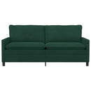Sofa Mørkegrøn 196 x 81 x 87,5 cm Fløjl