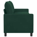Sofa Mørkegrøn 196 x 81 x 87,5 cm Fløjl