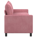 Sofa Lyserød 196 x 81 x 87,5 cm Fløjl