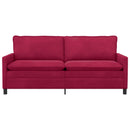 Sofa Vinrød 196 x 81 x 87,5 cm Fløjl