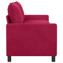 Sofa Vinrød 196 x 81 x 87,5 cm Fløjl