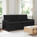 Sofa Sort 196 x 81 x 87,5 cm Fløjl