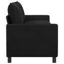 Sofa Sort 196 x 81 x 87,5 cm Fløjl