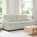 Sofa Cremefarvet 196 x 81 x 87,5 cm Fløjl