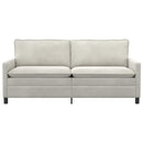 Sofa Cremefarvet 196 x 81 x 87,5 cm Fløjl