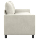 Sofa Cremefarvet 196 x 81 x 87,5 cm Fløjl