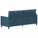 Sofa Blå 196 x 81 x 87,5 cm Fløjl