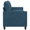 Sofa Blå 196 x 81 x 87,5 cm Fløjl
