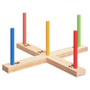 Ring Toss Game Set Flerfarvet 41 x 41 x 16 cm Massivt fyrretræ